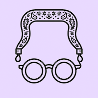 بند عینک پارچه ای